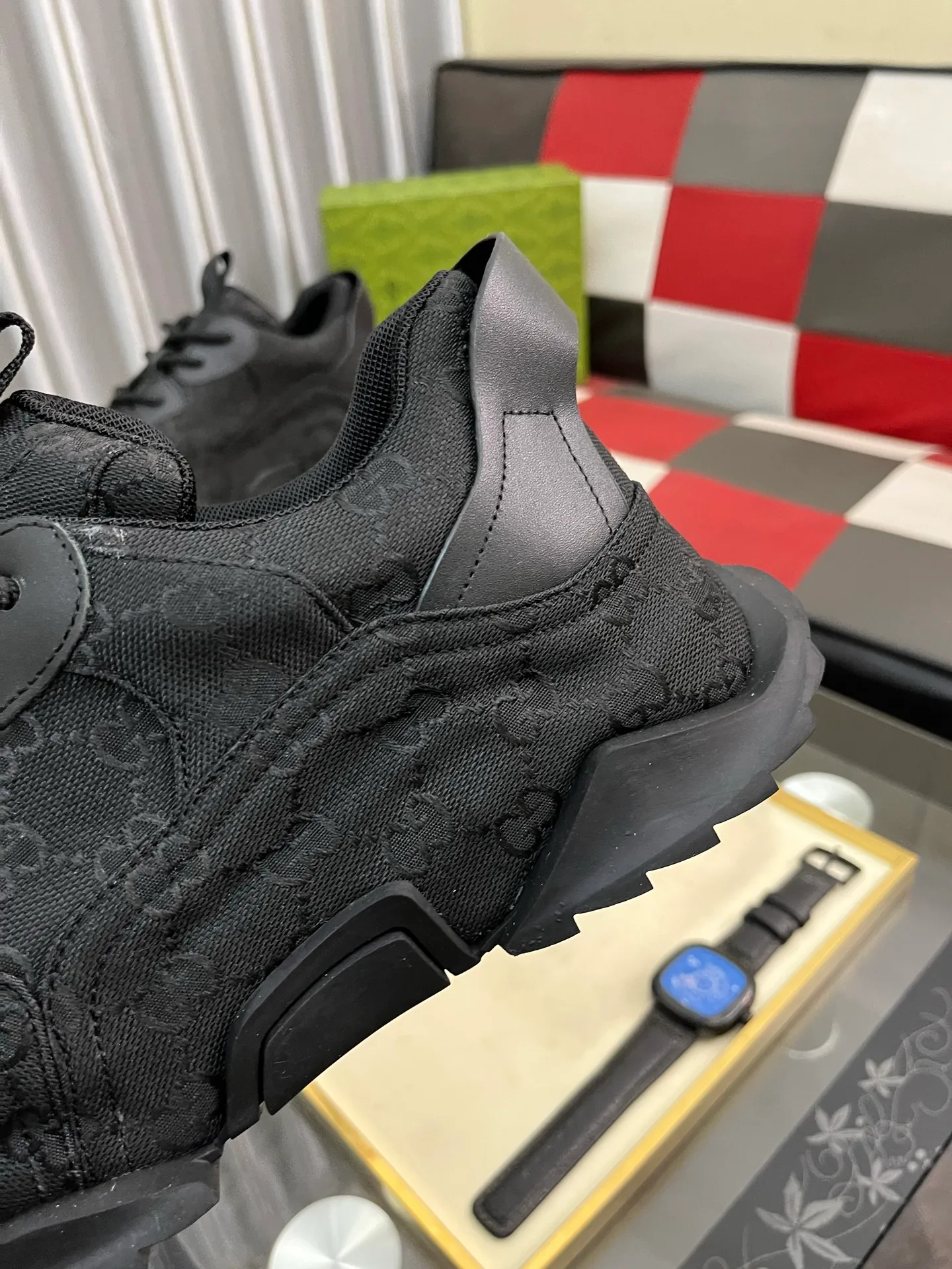 Men's shoes 💰600⌚️⌚️ (GUCCI-Gucci) luxury brand sports and casual shoes, imported original material, sheepskin lining, high-end and comfortable, original outsole is light and wear-resistant! Purely handmade, details determine quality! 38-444️⃣colors available